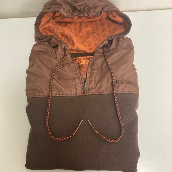 Blizzard Entertainment Gear Hearthstone Tonal Pullover Hoodie L  1/4 Zipper - Picture 2 of 16